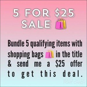 ALL SHIRTS AND TANKS 5 for $25!!